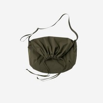 유니클로 U 드로우스트링 숄더백 올리브 Uniqlo Drawstring Shoulder Bag Olive