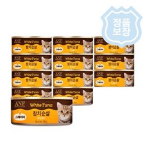 ANF 그레이비 고양이캔 참치순살 80g X 12개입, ANF 참치게맛살 그레이비캔 12개