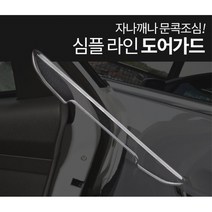 차량용 문콕방지 도어가드 4p투명 고무 문콕패드 심플, 4개