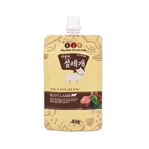 간식 사료배합 튜브 양고기 1개입 웰시코기 몰티즈 사료토핑 비글 치아약한 맛있는간식 스피츠 소포장간식