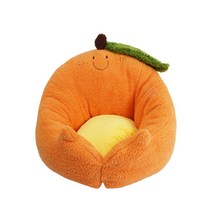 고양이침대고양이를위한 애플 모양 럭셔리 침대 부드러운 귀여운 제기 동물 강아지 Cuddler 하우스 과일 새, 01 orange_02 L