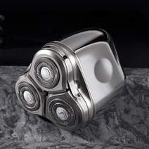 남성용 휴대용 전기면도기 미니 전동 면도기 세척 가능 정밀 트리머, 아연도금 건 색상*2