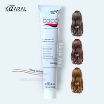 바코 염색약 100ml 애쉬 그레이 (산화제포함) 두피저자극 염모제 애쉬염색, C1 오렌지색