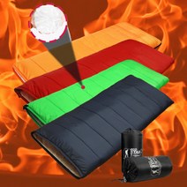 띵크파이 따뜻한 사계절 캠핑 차박 침낭, 레드, 1개