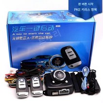 12V 자동차원격시동 장치 경보기 원격제어 장치키 시동, M, 1개