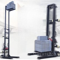 에어컨리프트 고소작업대 테이블 엔진 이동식 대차 구루마, 6. 7m 리프트 - 핸들 업그레이드