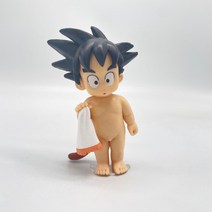 드래곤 볼 휴대용 어린 시절 손오공 목욕 손오공 애니메이션 모델 자동차 인형 장식품, 입욕 손오공