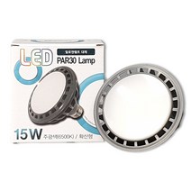 솔라루체 LED PAR30 램프 확산형 15w 주광색 전구색, 1개
