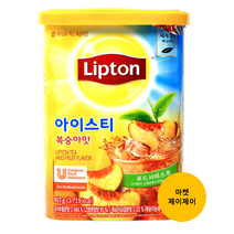 립톤 아이스티 믹스 복숭아맛, 24개, 1통, 907g