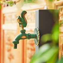 동물 모양 수전 수도꼭지 빈티지 인테리어 세면대, Q 섹션 --- 달팽이 (브론즈 그린)
