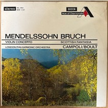중고LP) Mendelssohn Violin Concerto/Bruch Scottish Fantasia -멘델스존/브루흐/캄폴리