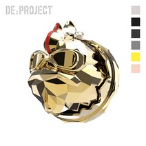 디프로젝트 디꼬끼오 닭 차량용 방향제 (색상6종 선택/향6종 선택), 1세트, [프로즌그레이], [레몬버베나], [쇼핑백:선택]