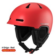 일체형 스키 헬멧 남녀노소 초경량 스노우 보드 헬멧, 3 HK-03RD_58-61CM