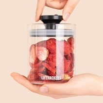 라이프해커스 커피 원두 보관 진공 밀폐 용기 보관통 가정용 중 200g, 가정용/소(200g)