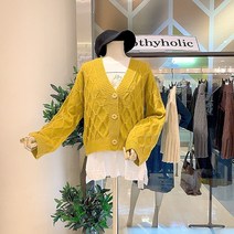 도로시홀릭 다이아단추숏가디건(DO73698)