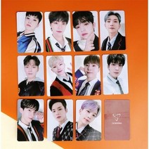 세븐틴 포카 인형 정한 캐럿 섹터17 dream 아타카 세븐틴굿즈 포토북 페이스더썬 버논, 흰색, 프리사이즈