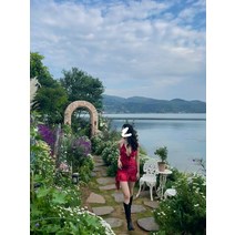 신지연 민소매 이다희 동남아 해외여행여름옷 휴양지룩 원피스 프릴 리조트룩 한소희 호피 여름쇼핑몰 휴양지 롱원피스