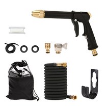 레브홈 파워젯 고압분사기 세차 베란다 정원 과수원 청소 물 호스 워터건 분사기, 고압 블랙, 30m