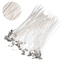 캔들심지 양초 나무 세트 100 개 캔들 심지 무연 간장 왁스 순수 코튼 코어 DIY 양초 만들기 가정용 짠 등, 12 Length 18cm