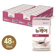 뉴케어 미니 고소한 검은깨 150ml x 24팩 x 2박스, 없음