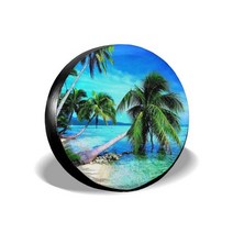 RV 모터홈 보트 트레일러 캠핑카 밴 suv용 휠 비치 스페어 타이어 커버, 빨간, 16in