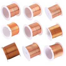 코팅철사 케이블 구리 와이어 자석 에나멜 권선 코일 Length10-100m 직경 0.1mm -1mm, 04 0.6mm 10m