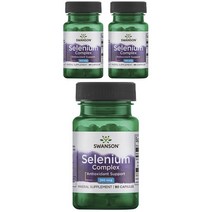 스완슨 셀레늄 컴플렉스 200mcg 캡슐, 90개입, 3개, 90정