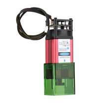 레이저커팅기 레이저가공 450nm 5.5-40W 조각 레이저 모듈 보호 커버 포함 조정 가능한 헤드 고속 커터, 01 Black_05 40W