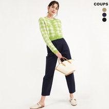 꾸즈 면 스판 슬림 컴포트 배기팬츠 3종 택1