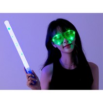 야간파티 공연 행사 블루 LED봉 야광스틱 발광 불빛봉 콘서트 응원봉 축제 클럽