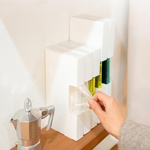 비닐봉투정리함 비닐봉투케이스 봉지정리대 뽑아쓰는, 화이트, 1개, 대 2개입