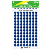 유니온플러스 unionplus 영문스티커(320/청색) UL-320BL 9mm 1개