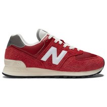[국내발송] 뉴발란스 New Balance 남성 운동화 574 스웨이드 메쉬 소재 레트로 헤리티지 레드 러닝화 런닝화 U574HR2