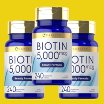 Carlyle Biotin 비타민 비오틴 바이오틴 240베지정 3개