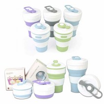 셀럽하우스 접이식 자바라 실리콘 텀블러 350ml 7호 색상랜덤, 기본상품, 기본상품