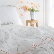 [우수제품] 오렌지 스트라이프 시어서커 홑이불 SS 여름이불 시원한이불.냉감이불 이불 냉장고 자취생 답례품 판촉물 기숙사 냉감