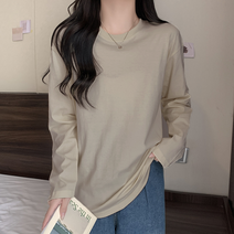 리앤베르 여성 티셔츠 긴팔티 기본티 긴팔 루즈핏