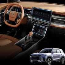 브로텍 쌍용 토레스 네비게이션 계기판 공조기 사이드미러 보호 저반사 필름 지문방지, 쌍용 토레스 전용, 04_사이드미러 발수코팅필름 (2P)