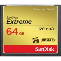 샌디스크 익스트림 CF카드 카메라 메모리, 64GB