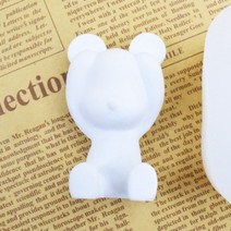 캔들이케아 귀막은 민무늬 베어 수제몰드
