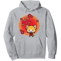 산리오 후드티 Aggretsuko 설날 2021 풀오버 후디 130605