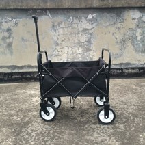 유라 아웃도어 캠핑카 접이식 슈퍼마켓 장보기 캐리어 카트 작은 짐카트, 미니 업그레이드 블랙