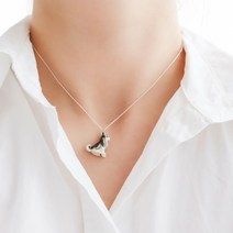 목걸이 반려견 2 은 요크셔골드 포메라니안 도자기 선물 줄 강아지미니어쳐 만들기 강아지펜던트