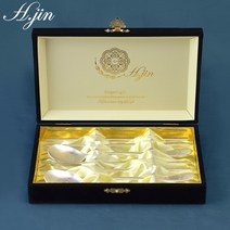 [도도예] H.jin 클레식 부부 거북 은수저세트 (2인용) 돌잔치 결혼식 창립기념일 근로자의날 직원 손님 단체 선물 기념품 추천, 1세트