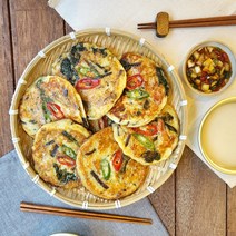 땅콩이네 녹두전 반죽 1Kg 1팩 시장 전 집 바삭함을 집에서 즐기세요., 1개