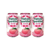 트로피카나 스파클링(복숭아) 355ML X 24캔, 1박스