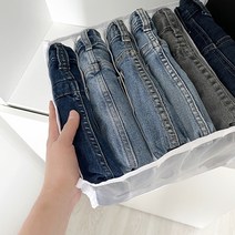 스퀘어상점 깔끔 파티션 바지 수건 의류 정리함 카니카니 수납함 속옷 수납 옷정리 심플 정리 자취필수템 옷장 서랍 정리 니트 티셔츠 다용도 칸칸이 2종세트, 화이트 (S+M)