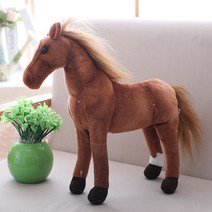 진짜같은 조랑말 인형 대형 당나귀 귀여운 말인형 동물 봉제인형 4종, C, 30.5cm