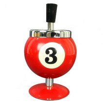 당구공세척기 풀볼 재떨이 하우스 장식 쉬운 청소, 02  Red One Size