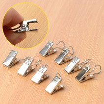 8P 미니 후크 집게 후크집게 명찰집게 커튼집게 네임텍집게 다용도집게 추천 파는곳